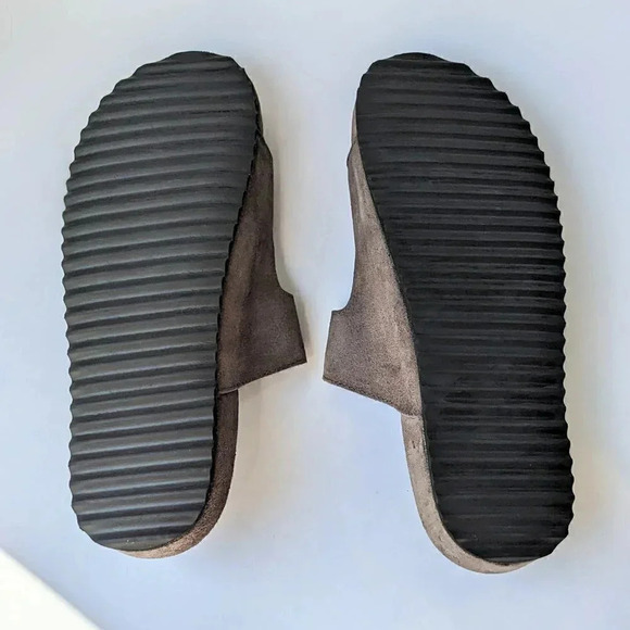 NWT The Men's Store Bloomingdale's Two Strap Grey Sandals Size 10 (MSRP $145) - Picture 6 of 7